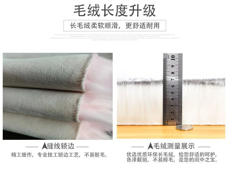 New Chinese-Style Large Red Chair Cushion, Faux Cashmere Door Mat, High-End Blue Carpet for Living Room Decoration and Grand Opening
