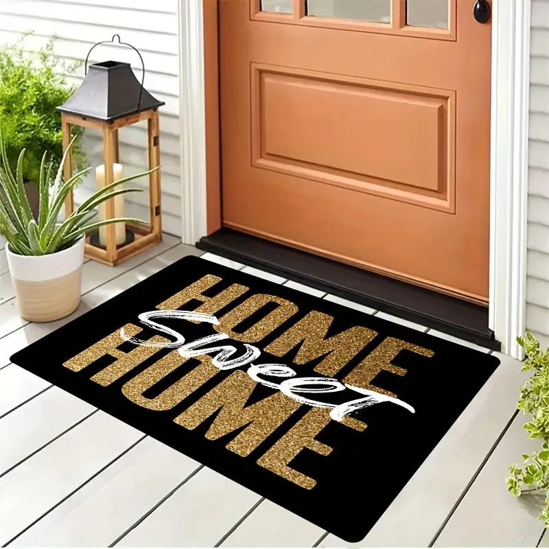 Non-slip Decorative Bathroom Floor Mat Printed American Style_voghion.com