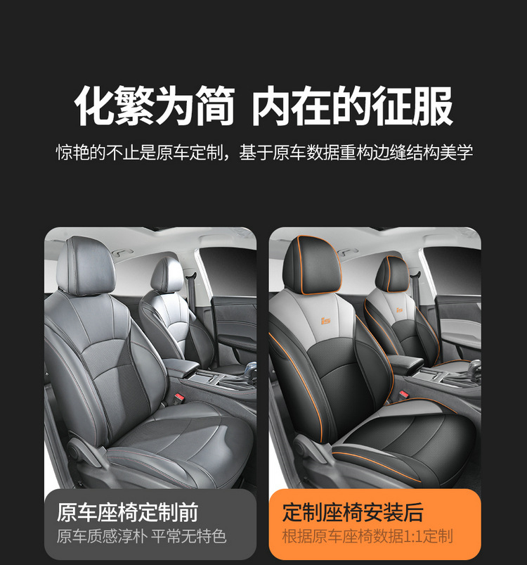 2023 Roewe I5 Special Car Cushion Seat Cover Fully Encloses Special Car Four Seasons Seat Cover Qi Yun