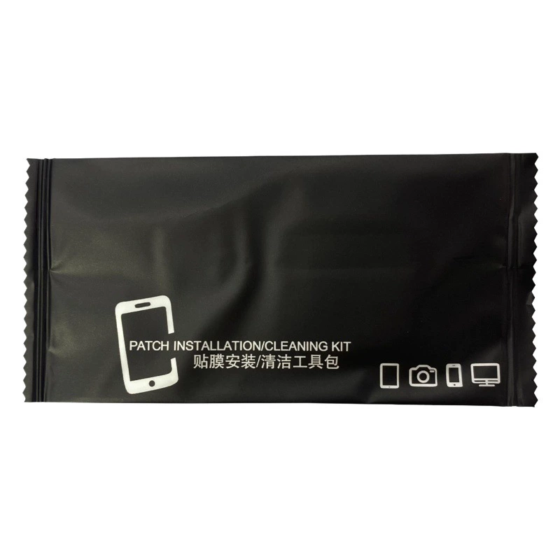 Закаленный костюм чистки экрана мобильного телефона планшета обеззараживанием хлопка алкоголя вспомогательного инструмента фильма в запасе Сумка алкоголя