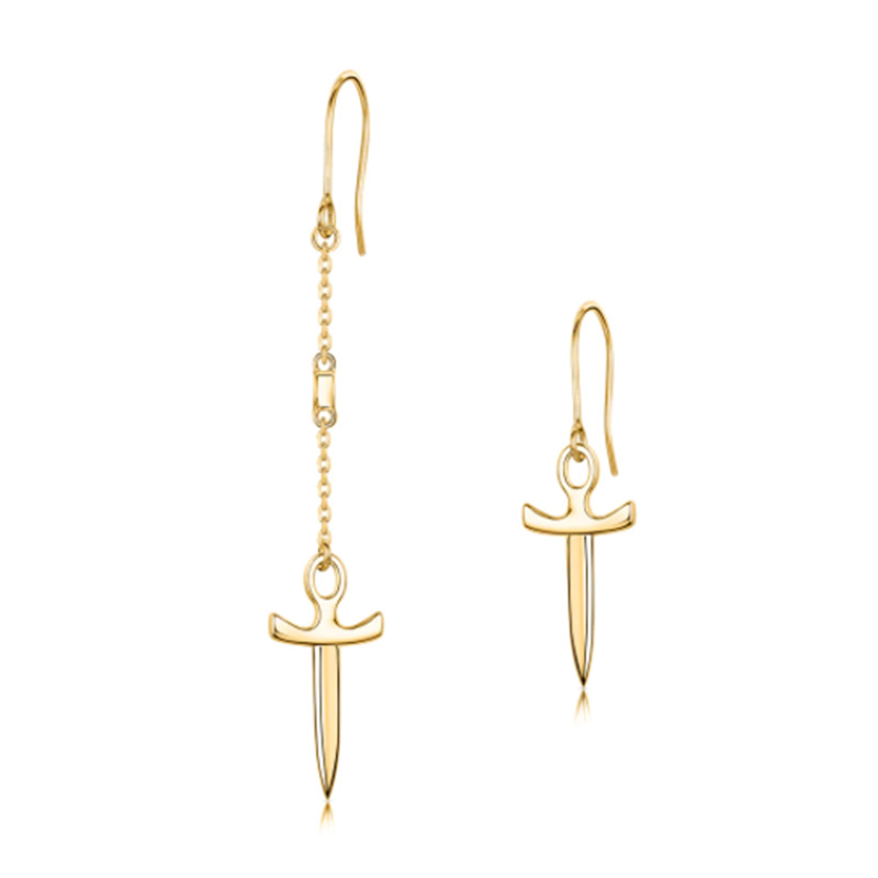 Fashion Geometric Sterling Silver Asymmetrical Artificial Pearls Rhinestones Drop Earrings 1 Pair