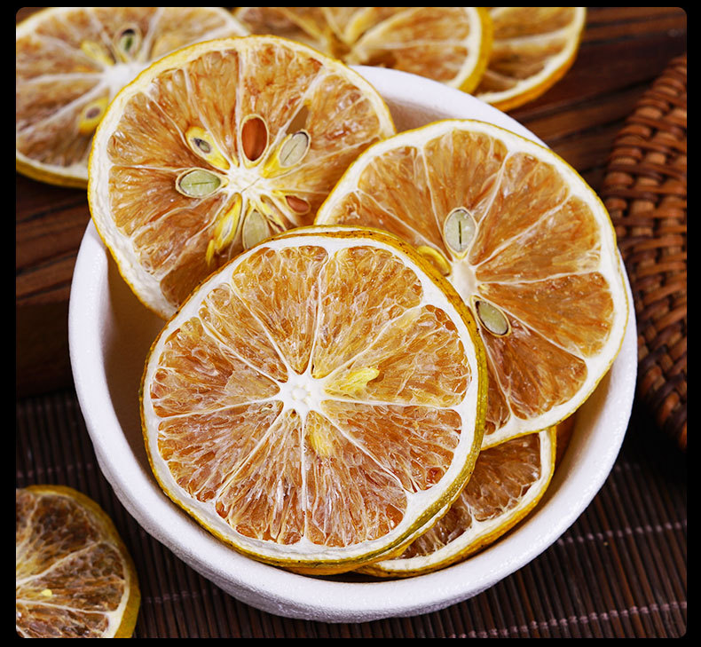 Dried Lemon Slices (Citrus limon) — Sun-Dried Fruit Herb for Tea & Water details