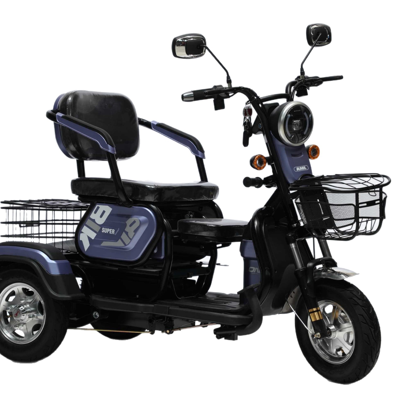 Comercio exterior nuevo triciclo eléctrico para personas mayores pequeños scooter casuales de tres ruedas ligeras para una sola persona