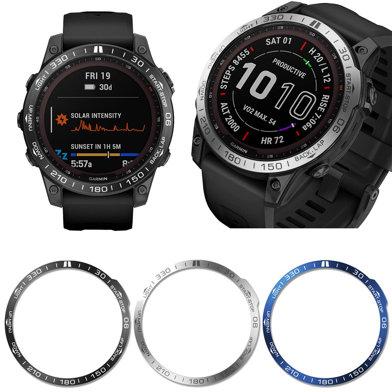 Suitable for Garmin Fenix 7X Fenix 8 51 Scale Metal Bezel Racing Protection Ring Suitable for Garmin Fenix 7X Fenix 8 51 Scale Metal Bezel Racing Protection Ring