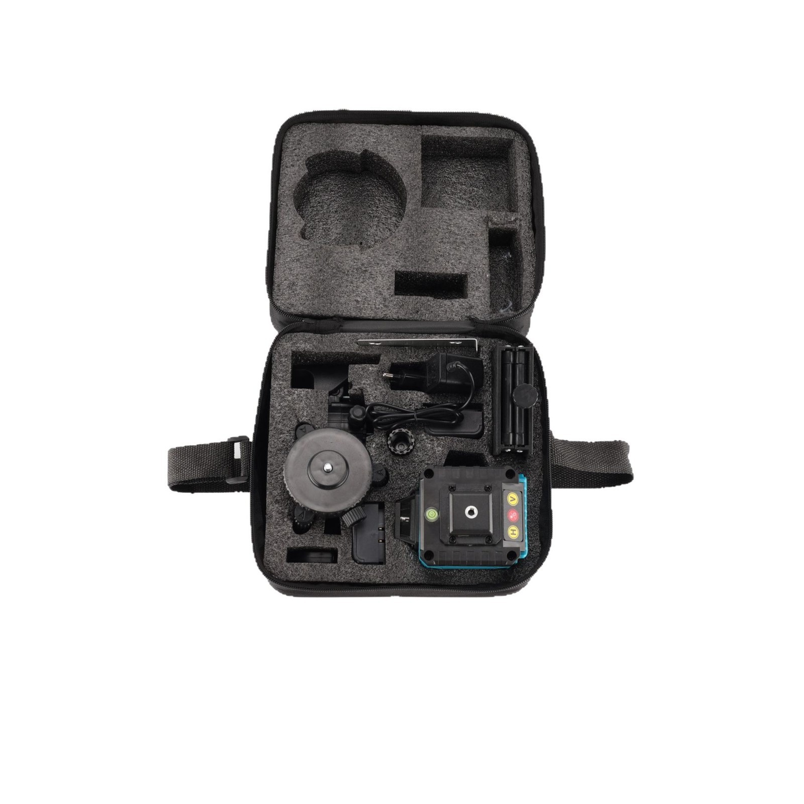 Medidor de nivel láser multifuncional de 8 líneas de 12v transfronterizo