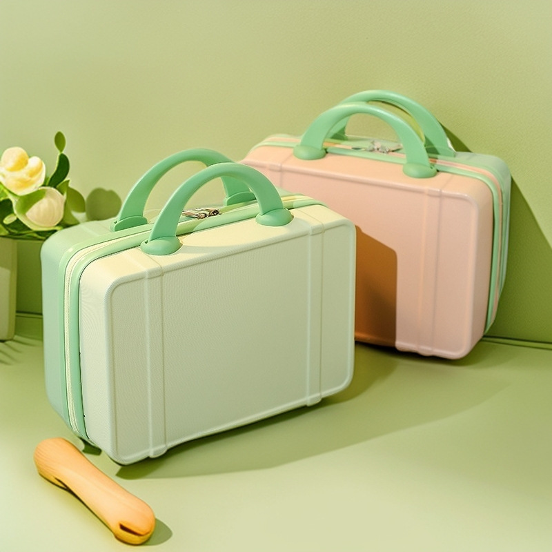 Customized Small Suitcase 14inch Cosmetic Case Mini Small Suitcase Souvenir Small Lightweight Password Box Suitcase Customized Small Suitcase 14inch Cosmetic Case Mini Small Suitcase Souvenir Small Lightweight Password Box Suitcase