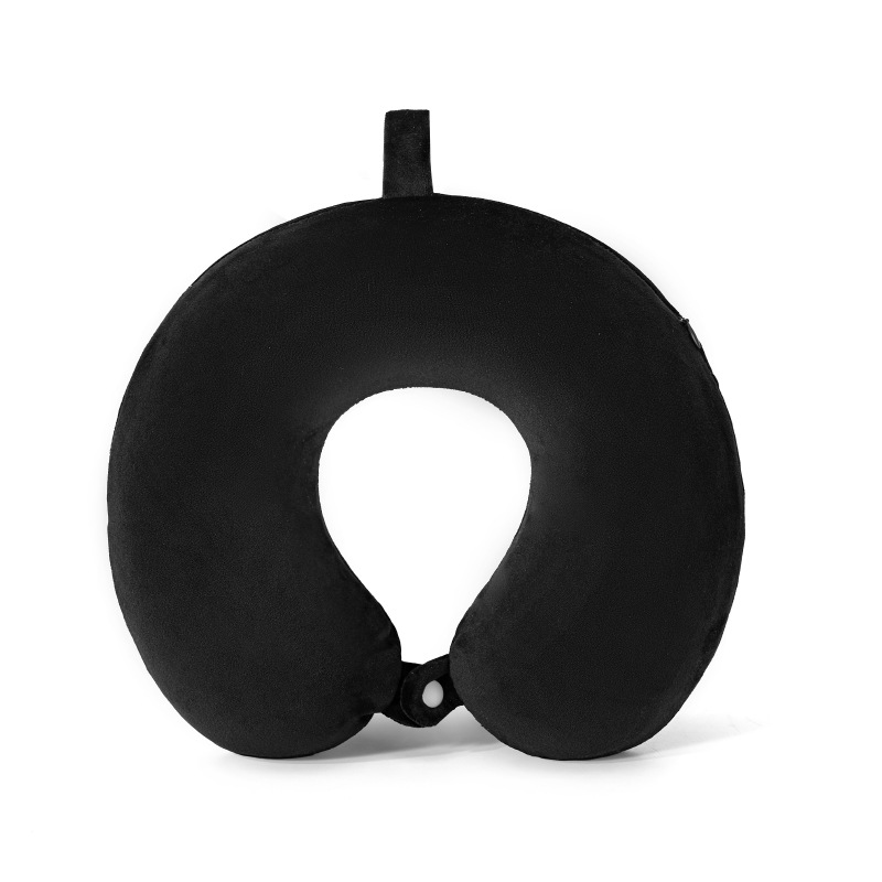 Verano helado sensación fría protección de cuello almohada en forma de U portátil almacenable memoria almohada de cuello de algodón almohada de avión almohada al por mayor existencias