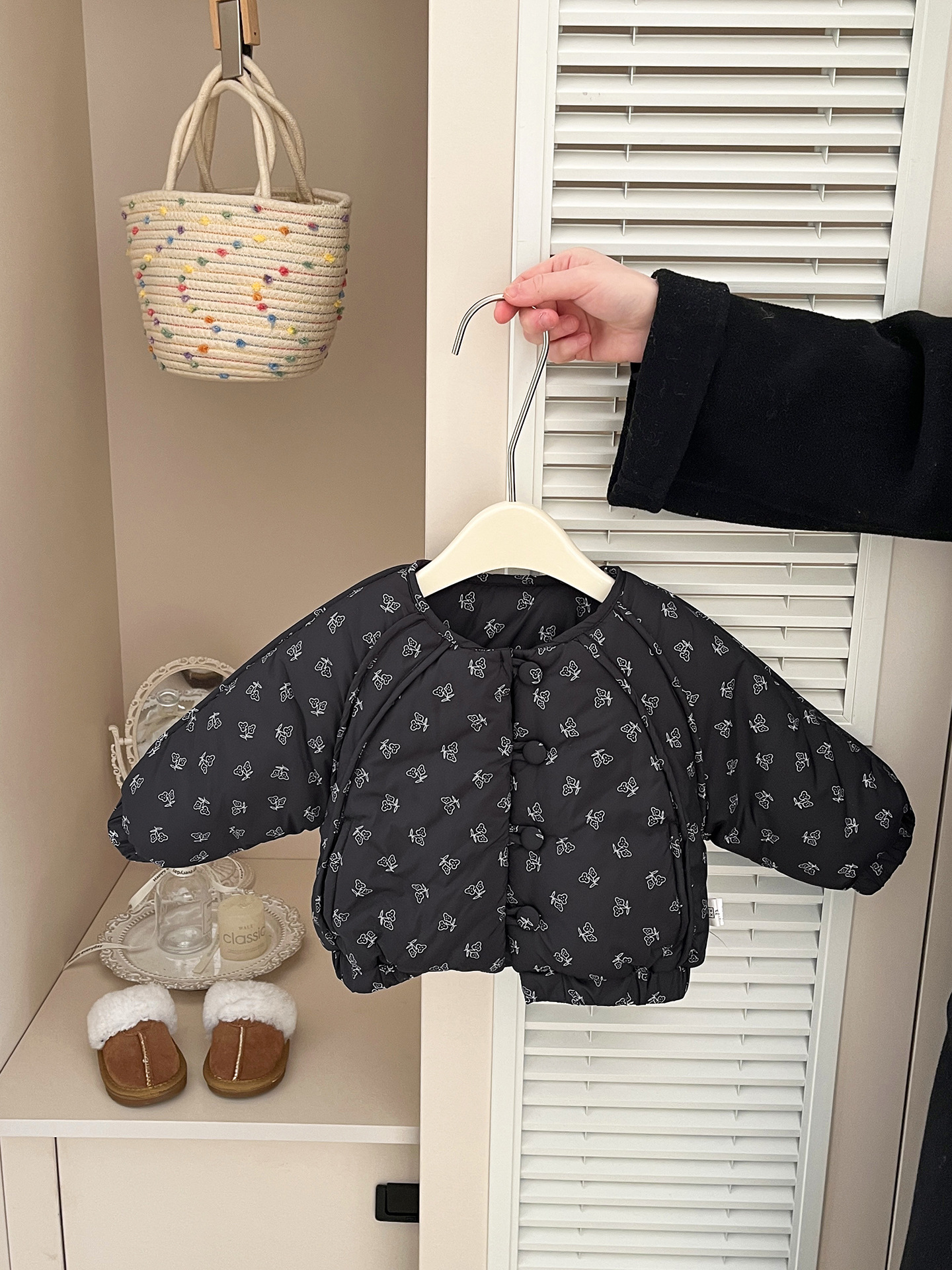 Ropa de algodón para bebés coreanos de invierno, nuevo estilo extranjero para bebés, chaqueta de algodón caliente de algodón grueso