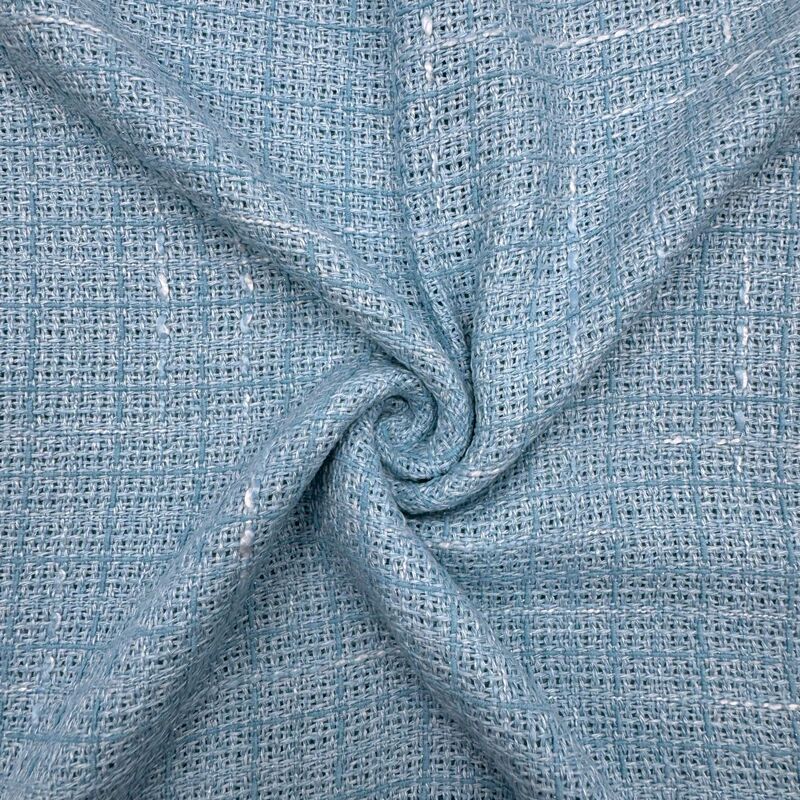 Two-Color Plaid Woolen Fabric Woven Polyester Dyed Fabric Suit Jacket Small Fragrance Manufacturer Direct Sale