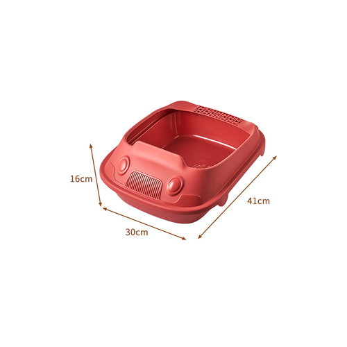 Extra large cat litter box, fully semi-enclosed cat toilet, odor-proof and litter-proof, extra small kitten litter box, cat supplies