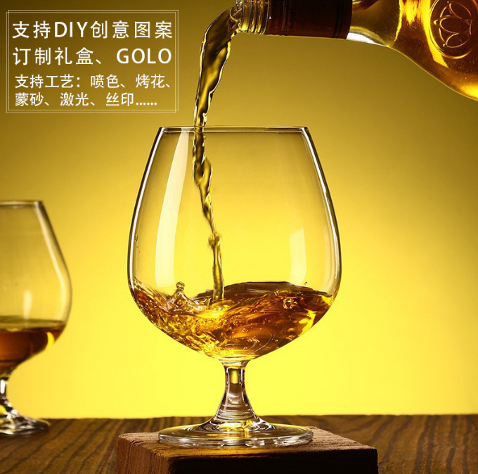 Bar gruesa copa de brandy copa de vidrio de cristal copa de vino blanco copa de whisky copa de vino isla de piedra copa de vino tinto