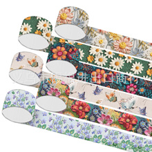 50��/��38mm���廨�´���ͼ������ӡ�����ƴ�DIY֯��,1Yc43619