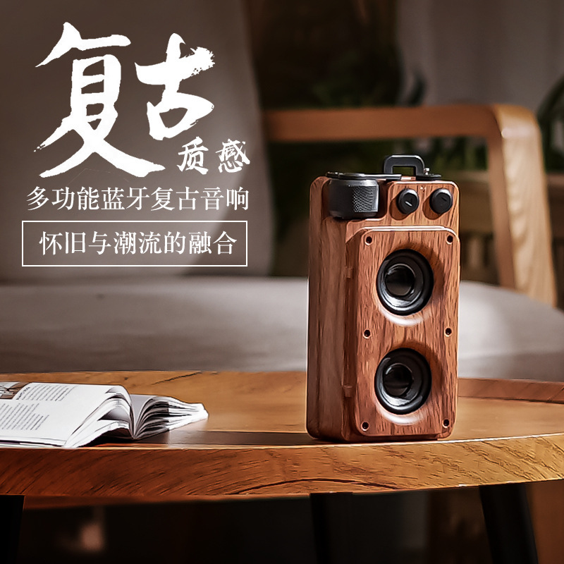 ワイヤレスbluetoothスピーカーサブウーファ大音量ポータブル屋外ラジオ携帯電話パソコンTFカードusbカード|undefined