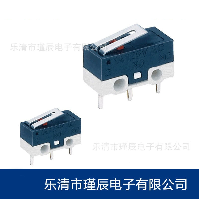 Заводской контактный небольшой Микропереключатель с ручкой Мини-маленький микро самовосстанавливающийся Толчковый переключатель