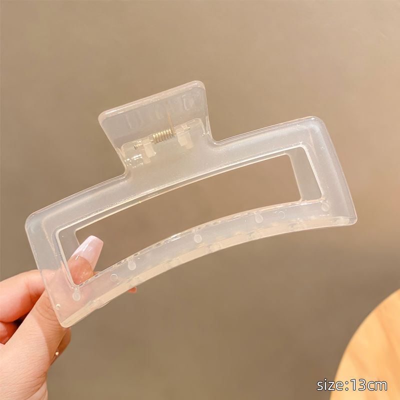 Pasador de Pelo Elegante Estilo Coreano, Pinza de Pelo Grande de Alta Gama, Nuevo Estilo 2025 para Peinados Recogidos, Pinza para Cabello Grueso.