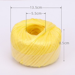 Wholesale plastic strapping rope, tear rope, packing, mouth rope, woven bag, packaging rope, grass ball rope, wear-resistant nylon binding