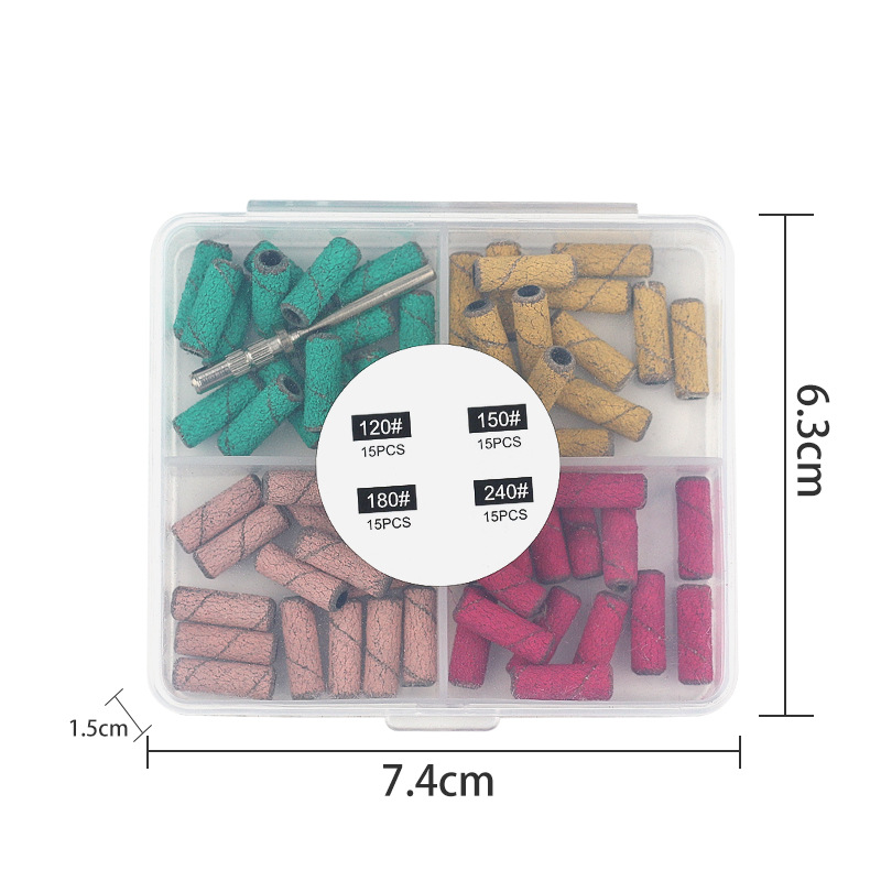 Mini anillo de arena pequeño para uñas transfronterizo de 3mm