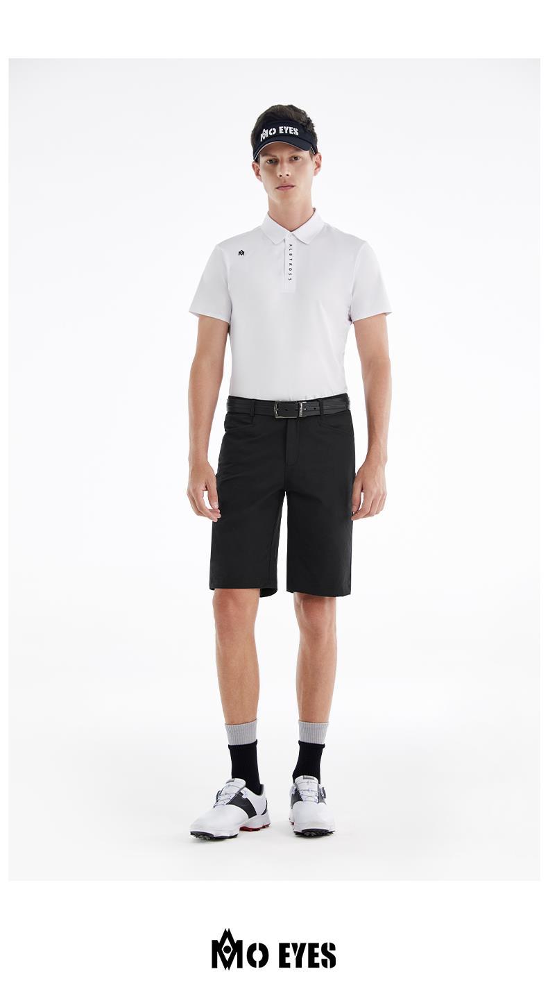 Quần short golf nam Moeyes Magic Eye co giãn mùa hè — M23KUZ002-Đen, M23KUZ002-Kaki, M23KUZ002-màu trắng chi tiết 7