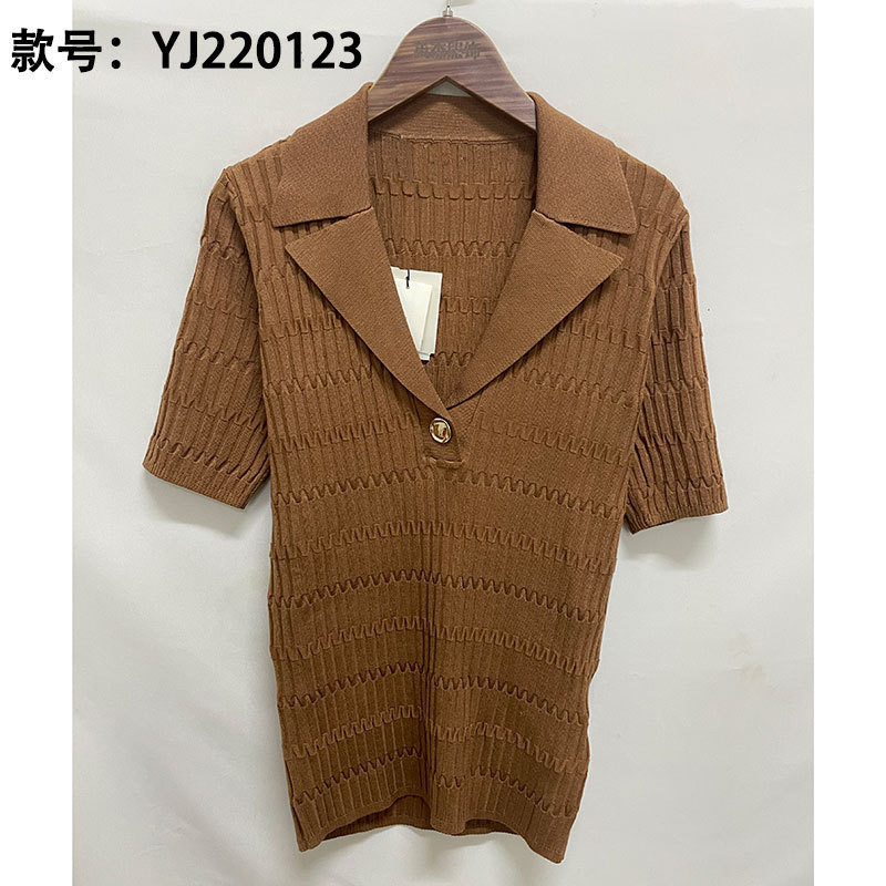 Yingjia 2022 Spring/Summer New Women's French Knit Sweater with Unique Design Pullover Top for Women 220123 Yingjia 2022 Spring/Summer New Women's French Knit Sweater with Unique Design Pullover Top for Women 220123