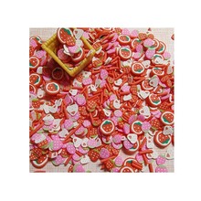 10克小包草莓爱心跨境热销软陶切片DIY滴胶奶油壳围边发夹仿真蛋