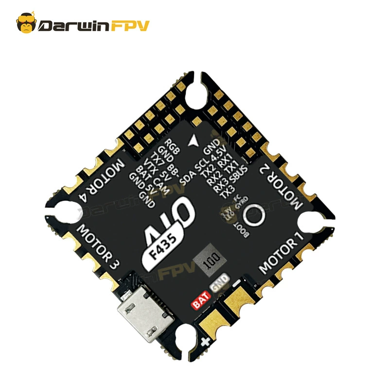 Darwin Crossing Machine AIO F4 полетный контроллер Электрический домашний чип AT32F435 32-битный AM32