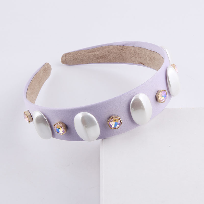 Fashion Color Diamond-studded Pearl Headband display picture 4