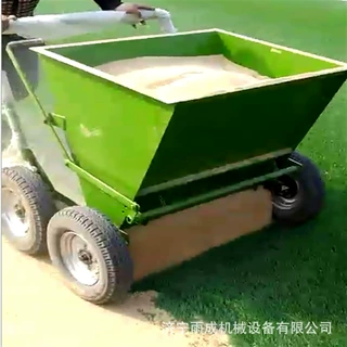 小型手推式充砂机 草坪运动场地冲砂梳草机器 便携式草坪冲砂机