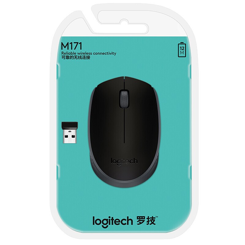 Logitech M170 (171) Wireless Mouse for Office and Home Computer Notebooks Small