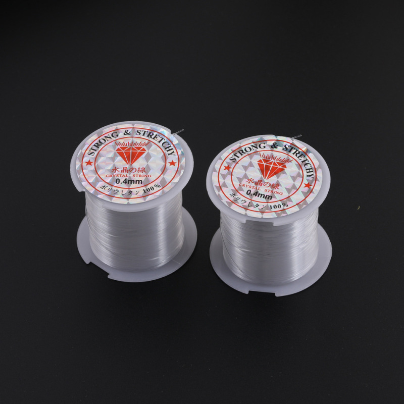 Environmental protection fishing thread transparent fishing thread nylon beaded wire bracelet necklace non-elastic wire handmade beaded material Environmental protection fishing thread transparent fishing thread nylon beaded wire bracelet necklace non-elastic wire handmade beaded material