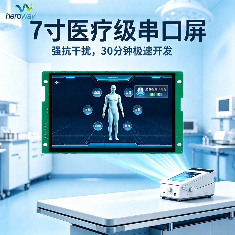 7inch Medical-grade serial touch screen high anti-interference HMI human-machine interface display module display screen wholesale 7inch Medical-grade serial touch screen high anti-interference HMI human-machine interface display module display screen wholesale