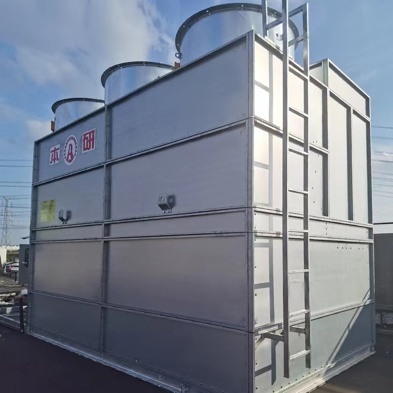 100T单侧混合流闭式冷却塔空调机组快速降温工业处理设备逆流高效