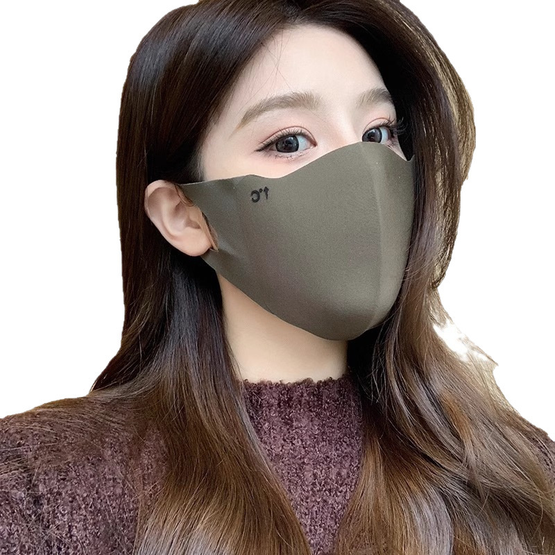 美拉德口罩秋冬加厚保暖防晒时尚透气面罩显瘦立体韩版可水洗女士|undefined