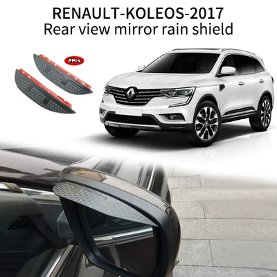Rain shield: rain eyebrow Renault Koleos - standard-packaging-renault-koleos-koleos-mk2-hc-2017-2023-rearview-mirror-eyebrow-carbon-fiber-pattern
