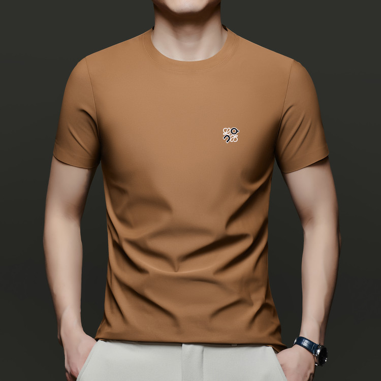 Mainly Recommended Model: Seamless Men's Short-Sleeve T-Shirt, Summer Solid Color Round Neck, High-End, No Silk, Non-Ironing, Half-Sleeve Top Mainly Recommended Model: Seamless Men's Short-Sleeve T-Shirt, Summer Solid Color Round Neck, High-End, No Silk, Non-Ironing, Half-Sleeve Top