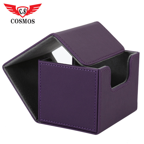Horizontal insertion magnetic 100+ card box Yu-Gi-Oh! card storage box Pokémon card box trading deck box