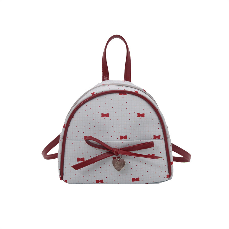 Bolsa de hombro de estilo académico coreano para mujeres 2026 nueva moda de verano mochila de arco pequeña bolsa de compras