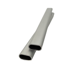 Aluminum profile open mold custom oval aluminum tube aluminum alloy small flat tube wholesale custom 6063 Oval tube profile