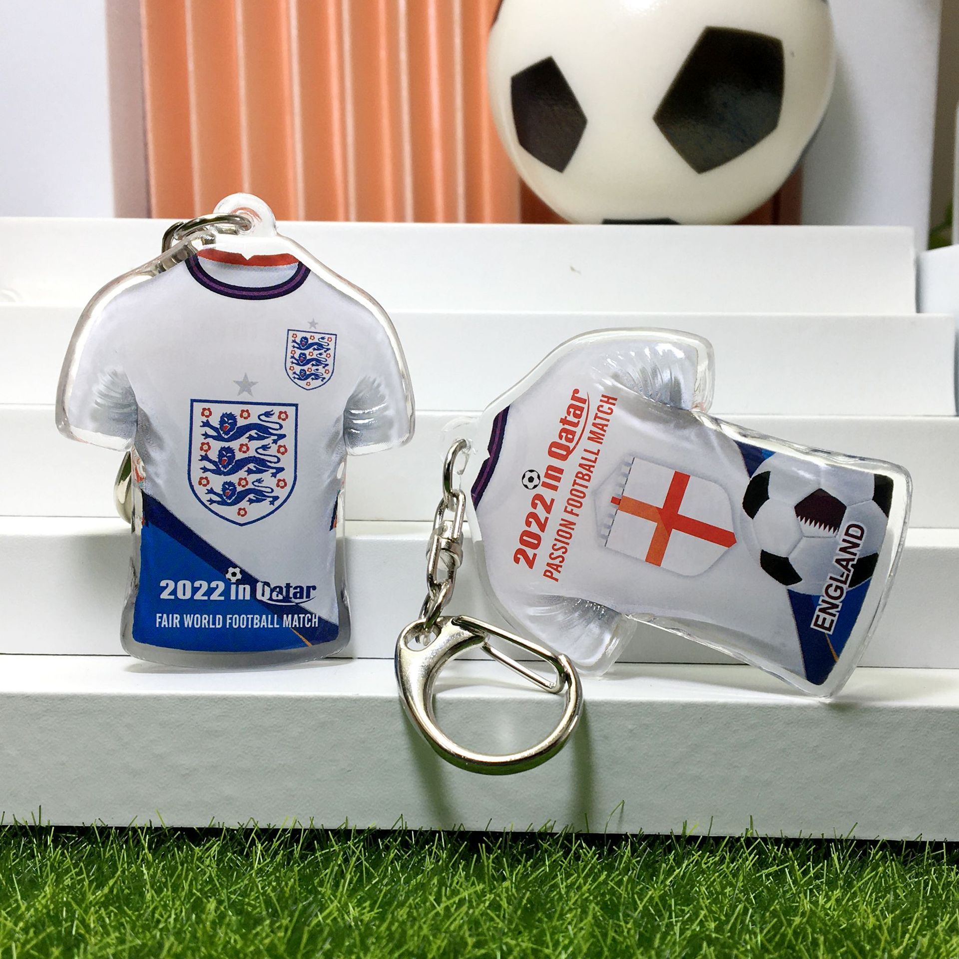 英格兰队-队徽+旗帜+足球