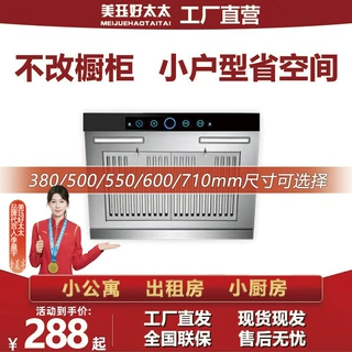 公寓抽油烟机小型单灶家用侧吸式不锈钢小尺寸租房吸油烟机