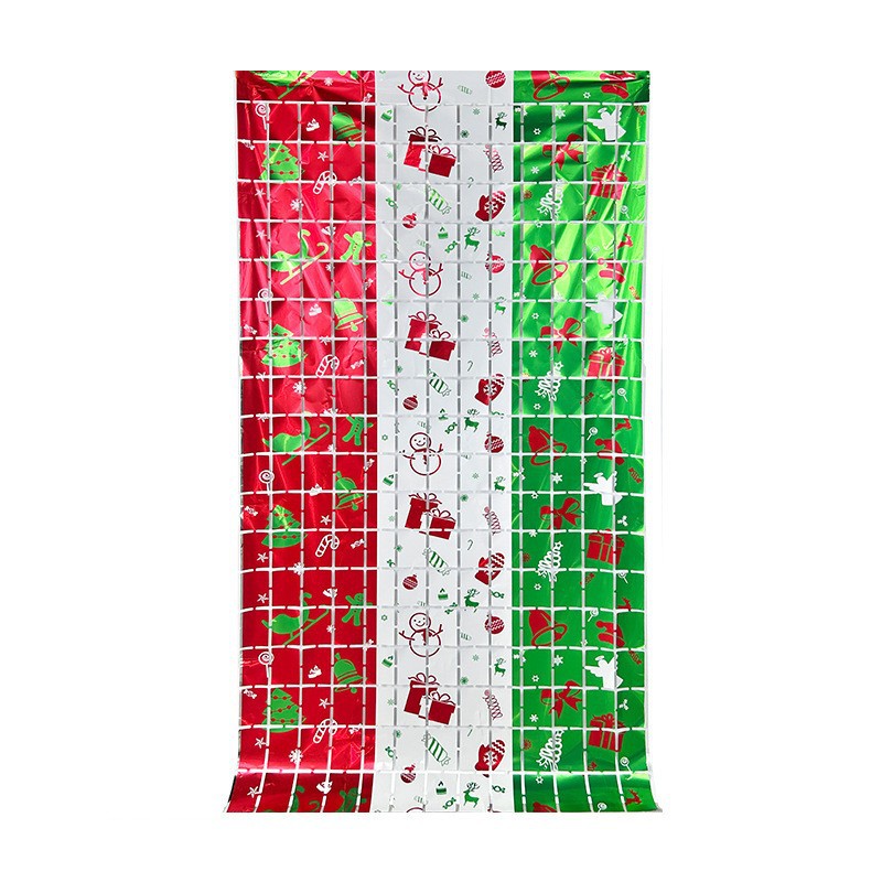 Beauty Sea 1.2m cortina de lluvia de Halloween decoración de Navidad decoración de pared de cumpleaños decoración de plástico