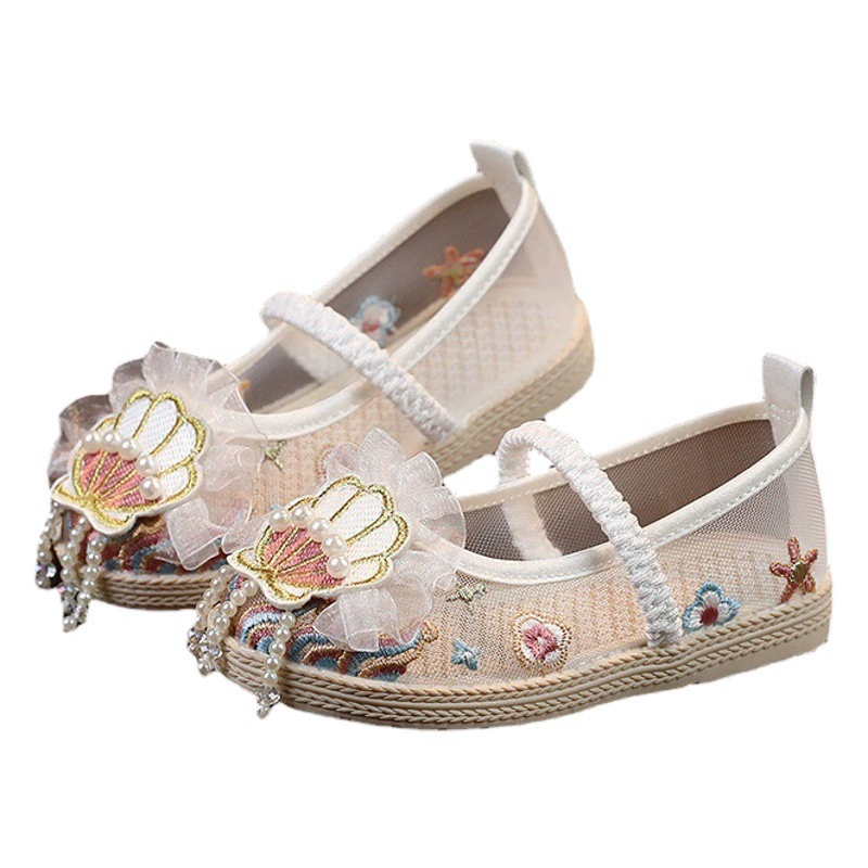 Hanfu вышитая обувь для девочек старая пекинская обувь из ткани