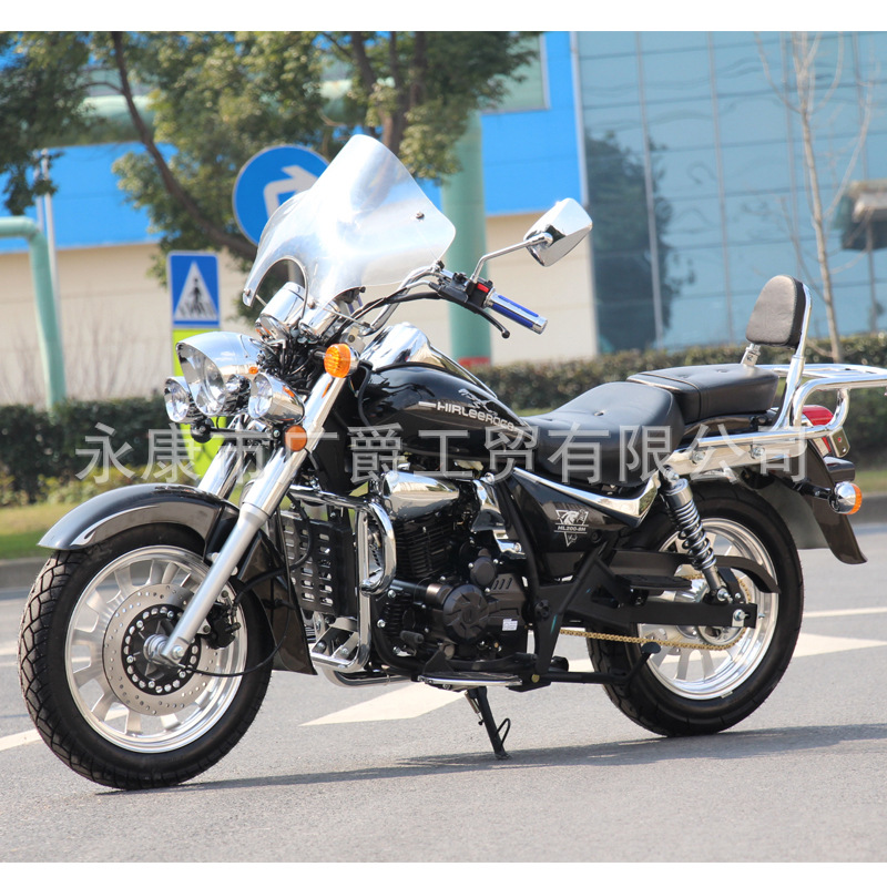 Storm Prince Motorcycle 250Cc Retro Style Cold Single Cylinder Motorcycle National Four Electric Spray Fuel the Complete Vehicle Can Be Oemed
