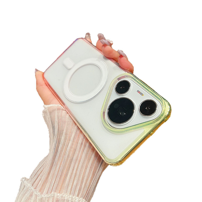 适用华为MATE70PRO渐变透明磁吸手机壳P80ULTRA亚克力防摔保护套|undefined