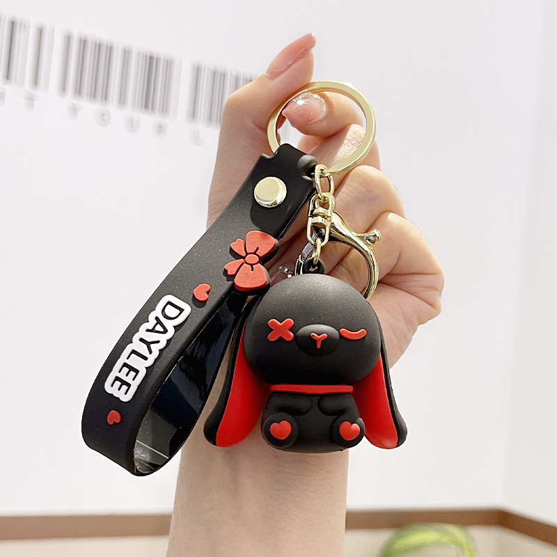 Venta directa de fábrica llavero colgante pequeño muñeca tridimensional llavero de coche mochila escolar colgante puesto al por mayor productos pequeños