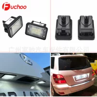 Подходит для Mercedes-Benz GLK-класса X204 2007-2013 годов выпуска, светодиодный задний фонарь номерного знака, установка без повреждений.