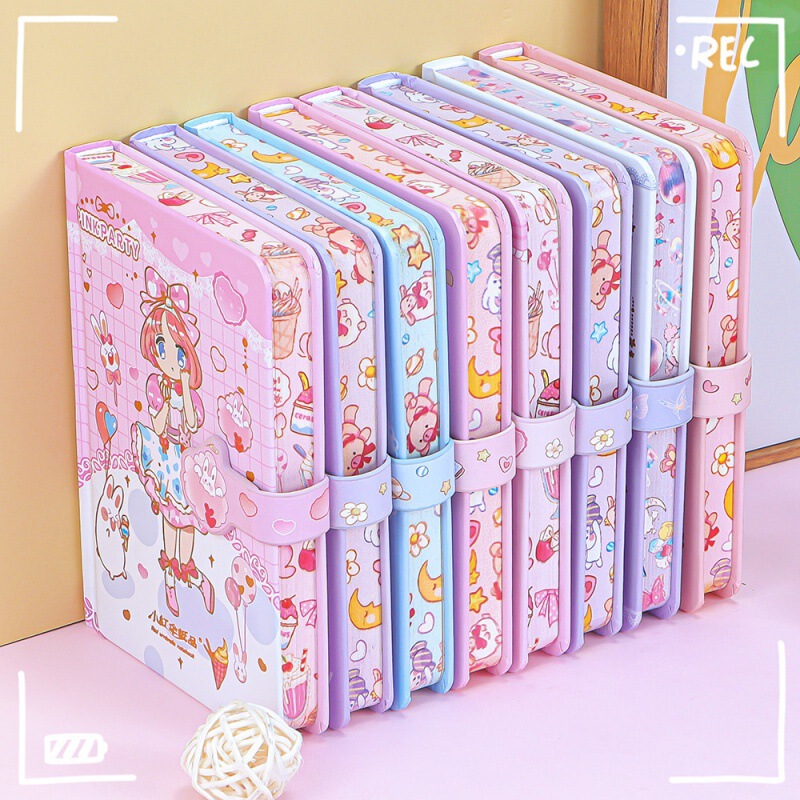 High-looking 64K gilding color page Hand Book student diary notebook cartoon cute hand book wholesale