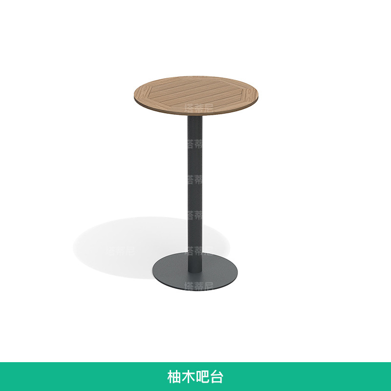 Conjunto de mesa de bar para jardín, patio o terraza, ideal para villas, verandas, cafeterías, resistente al agua y con protección solar, incluye sillas de bar. image 11
