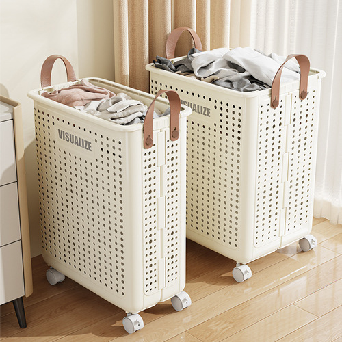 Foldable laundry basket for household use Large storage basket Balcony toilet laundry basket