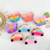 animal bow Rainbow A car Cartoon children Diagonal package lovely Pressing baby Toys coin purse