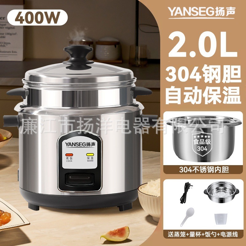 500W 스테인레스 스틸 럭셔리 모델 + [304 스테인레스 스틸 라이너]